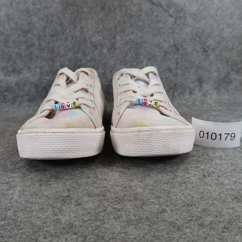 Sugar & Jade Shoes Kids 3 Sneakers Casual Lace Up Canvas Trainers Active Girls